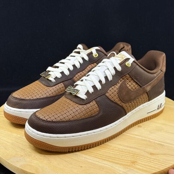 Nike Air Force 1 Low '07 LV8 Jersey Made It Brown White IM6644-259 Men's Sz 10.5 - Picture 7 of 10